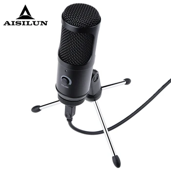 

Recording USB Condenser Microphone Professional Studio Microphones For PC Computer Laptop Voice Podcasting For Youtobe Mic Stand