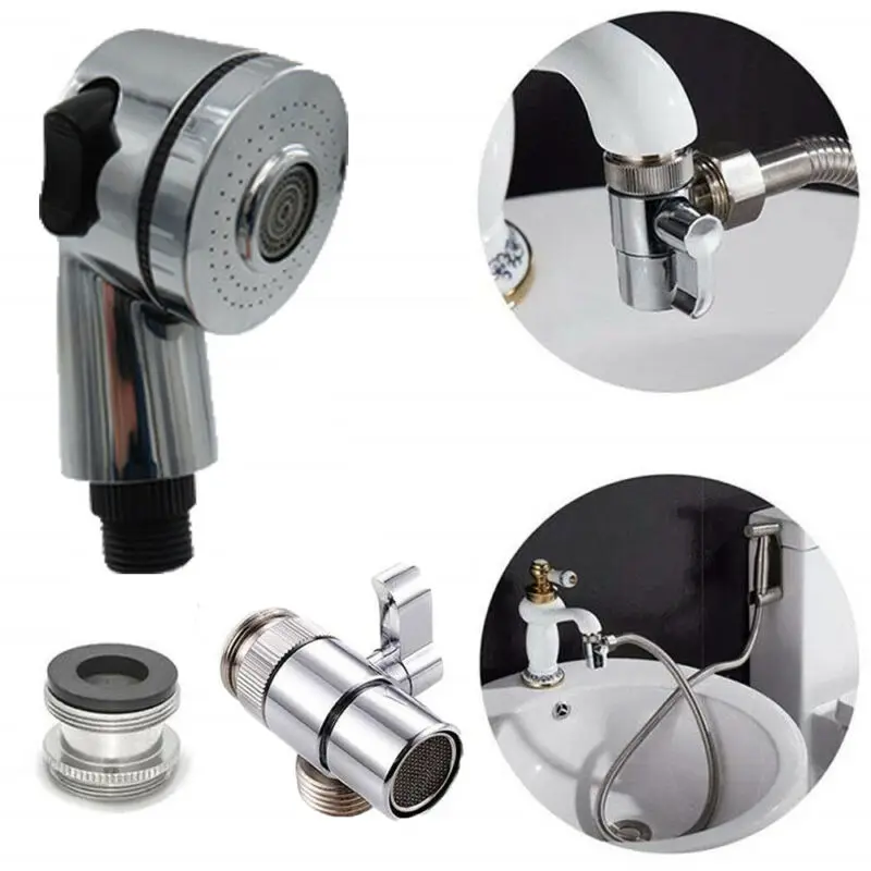 

Bathroom Sink Faucet Sprayer Set Water-saving Sprayer