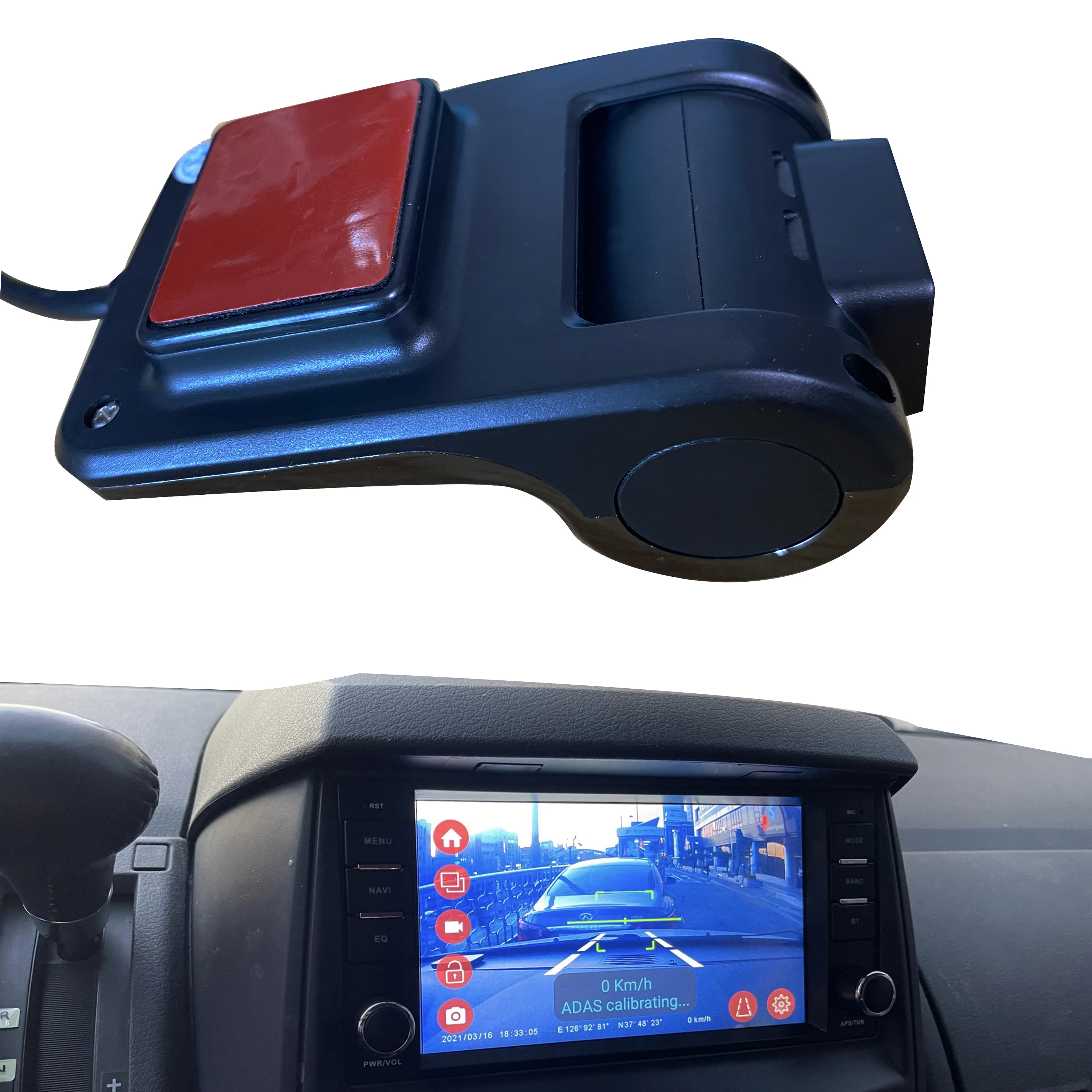 1080P Vision Car USB DVR Dash Recorder Video Android Camera Night Record Dashcam 170 gradi ADAS grandangolare HD Registrar - immagine 3