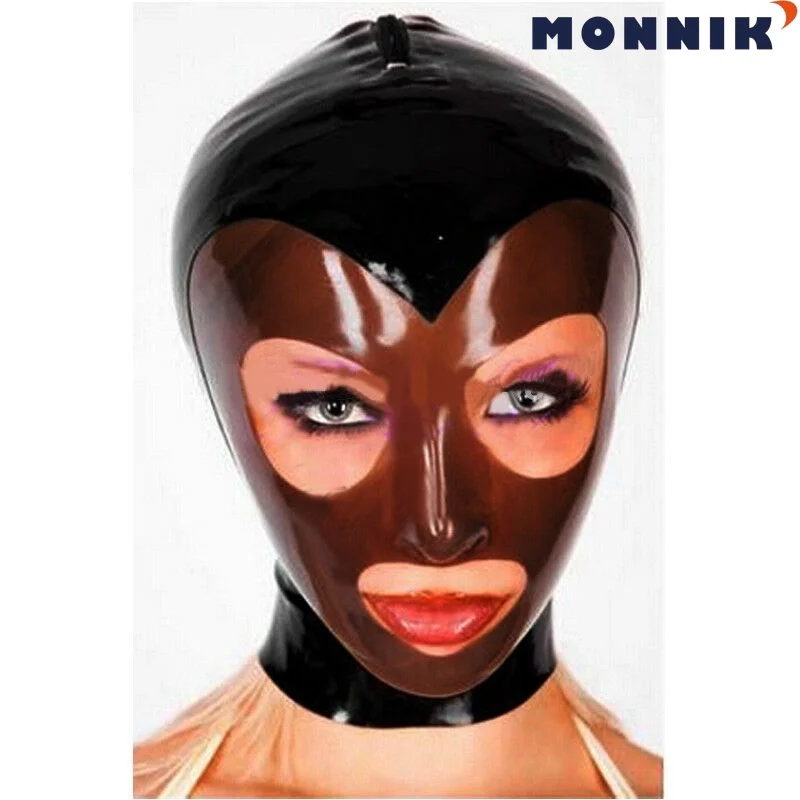 

MONNIK latex Sexy Latex Mask Rubber Unisex Hood Gummi 0.4mm for Party Wear Unique