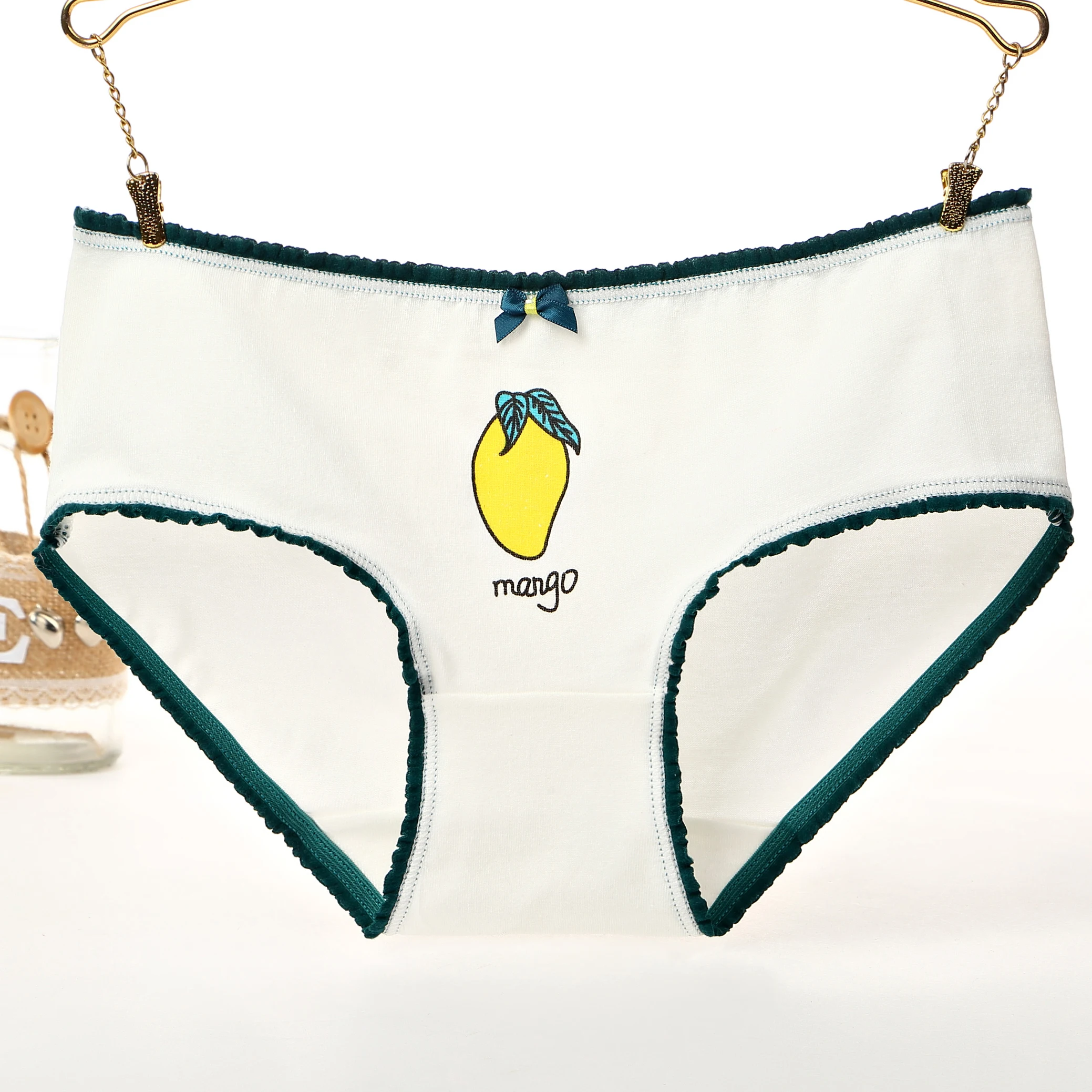 

LUOCHEN Panty ropa interior femenina Cotton Panties Underwear Briefs Lingerie Breathable Intimates tanga underwear women S1740