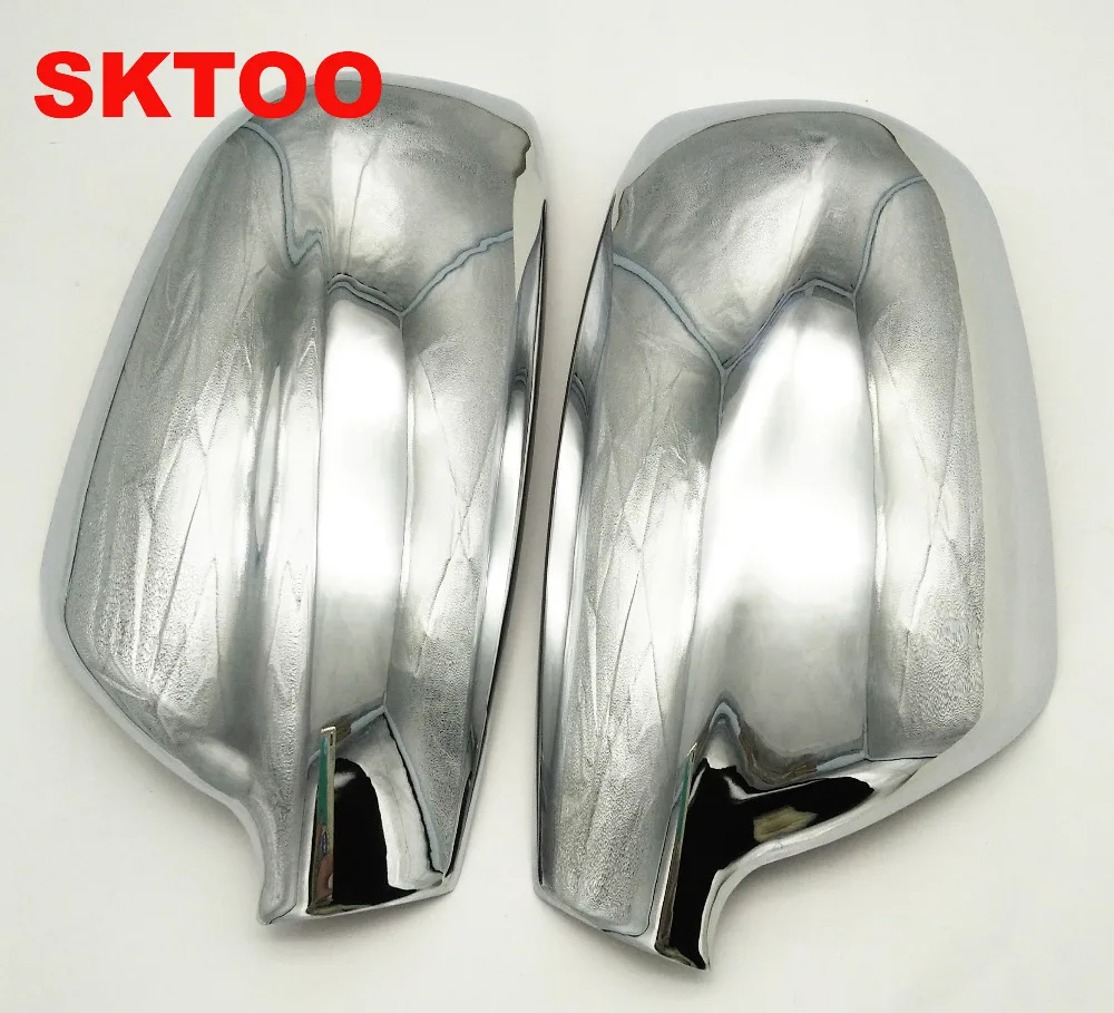 Door Side Wing Rearview Mirror Case Chrome Cover For Peugeot 307 CC SW 407 2004-2012 Accessories 2pcs Car Styling | Автомобили и