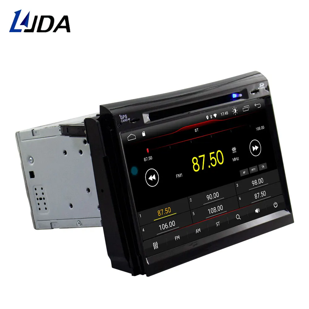 Автомобильный DVD плеер LJDA 2 Din Android 10 0 для Toyota Harrier 2013 2015 2016 2017 Wi Fi GPS радио ГБ + 16