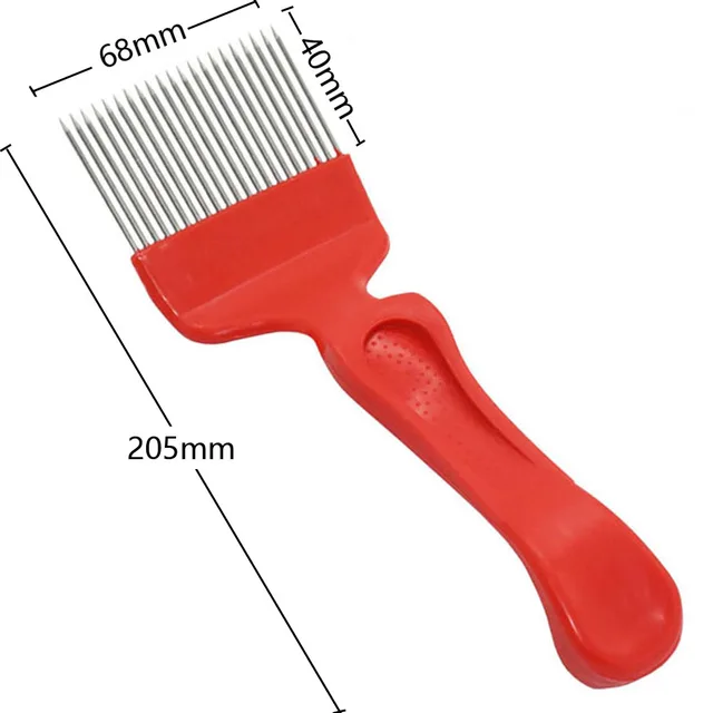 1Pcs 21 Pin Rozsdamentes Acél Fogok Fésű Villa Vágott Mézes Méhész Eszközök - Image 4