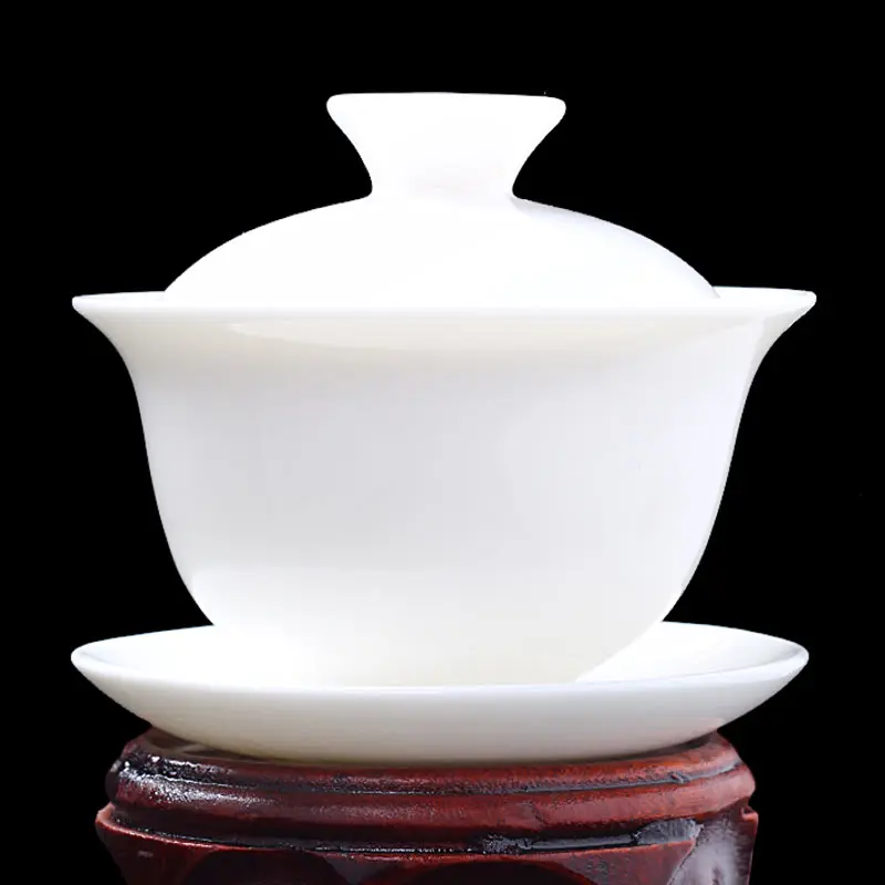 Yangzhi нефрит ручная работа Sancai покрытая чаша чайная чашка чайный набор Sopera De Ceramica