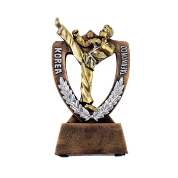 

CREATIVE TAEKWONDOTROPHY FIGURINE EUROPE FURNISHING ARTICLES RESIN SPORTS SERIES MEMORIAL GIFTS SPORTS TROPHY DESKTOP CRAFT GIFT