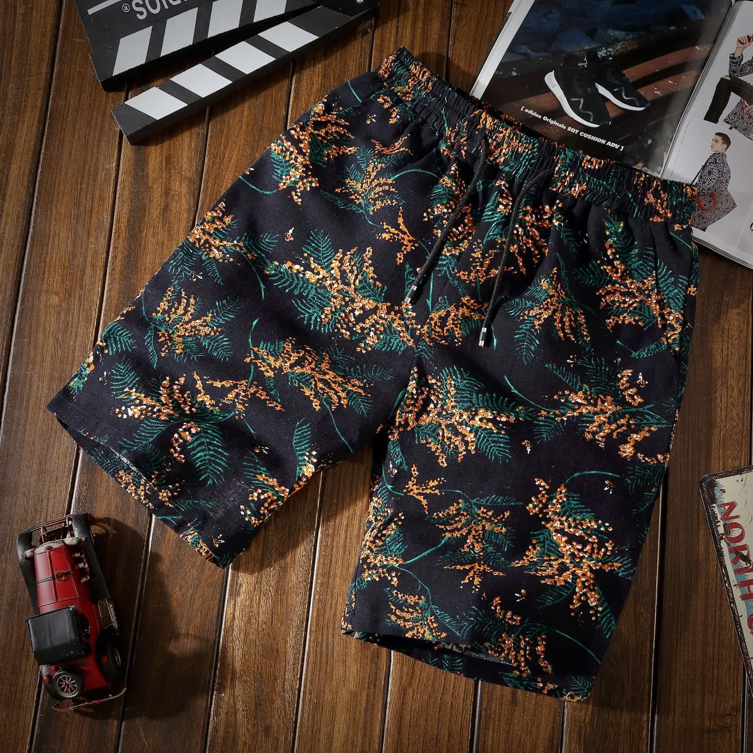 8XL мужские пляжные шорты с принтом в стиле ретро Весна Лето Новые модные повседневные свободные удобные брюки уличные быстросохнущие спортивные шорты - Цвет: c