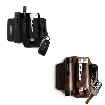 

Sheath for Multitool Sheath EDC Pocket Organizer with Key Holder for Belt and Flashlight Sheath Multitool Pouch