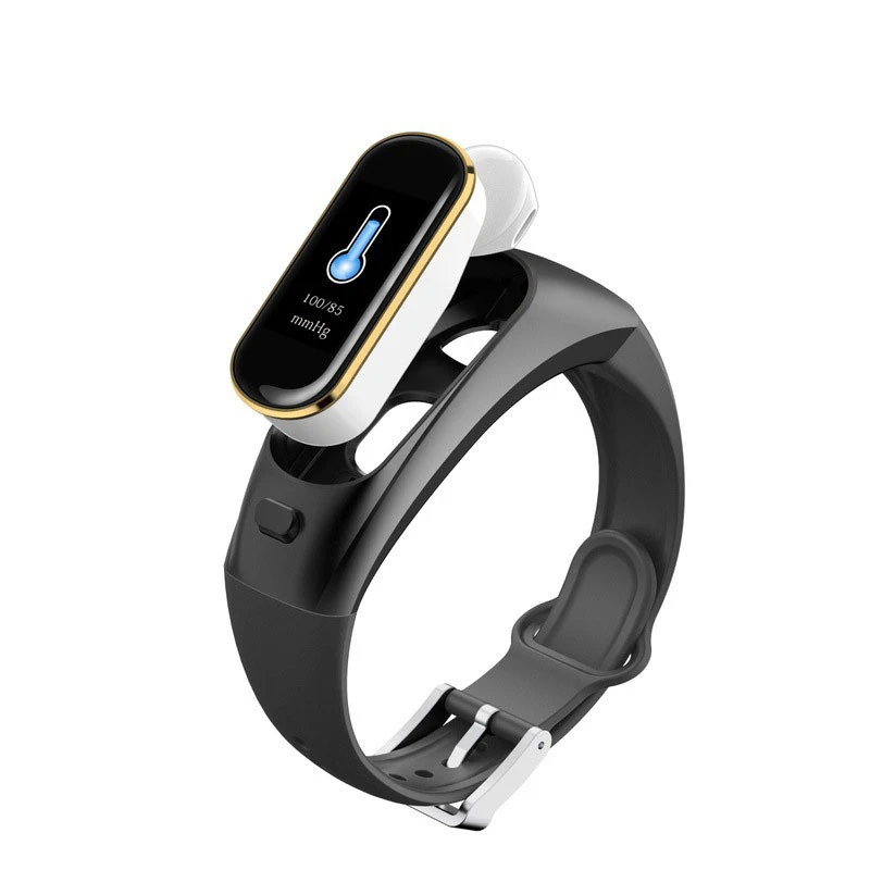 

2-in-1 Sports Smart Watch Wireless Bluetooth Earphones Heart Rate Blood Pressure Call Reminder Waterproof H109 Smart Band