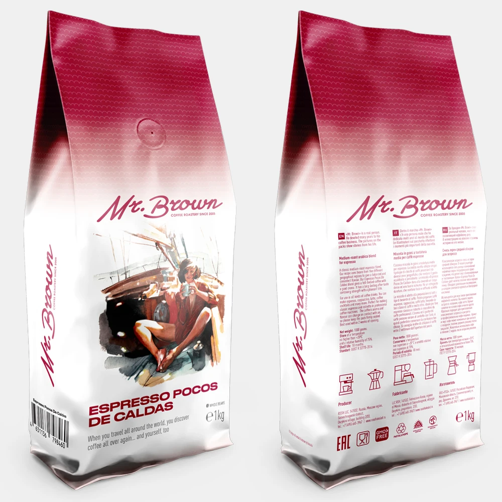 Coffee beans 1 kg Mr.Brown Espresso 