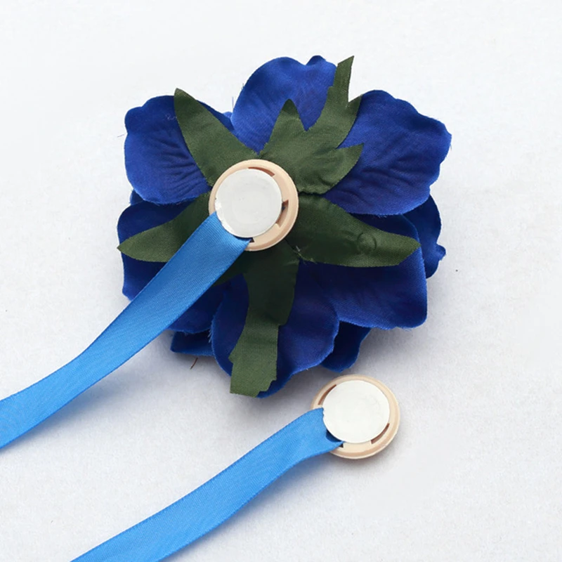 Description Picture 3 of itemFlowers Magnetic Curtain Clip Curtain Holders Tieback Buckle Clips Hanging Ball Buckle Tie Back Curtain Accessories Home Decor