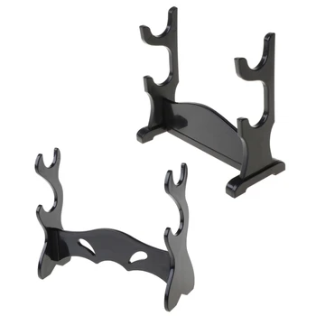 

Two Tiers Holder Display Stand / Acrylic Bracket Rack for Cartoon and Comics Show Sword Magic Wand Collection