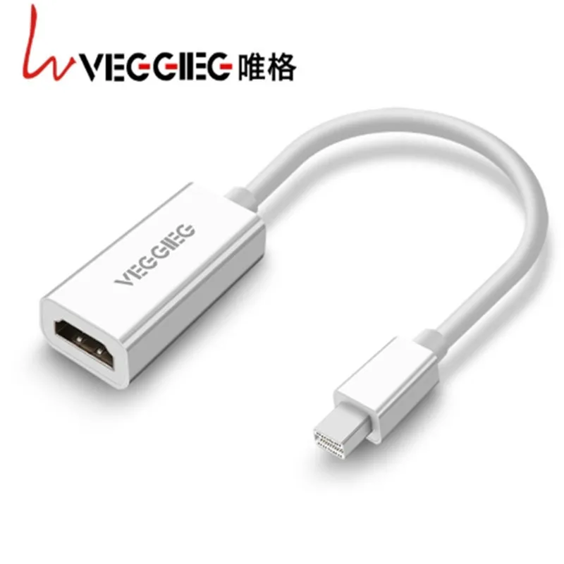 Veggieg Mini Display port to HDMI адаптер Белый (Mini DP HDMI)-Thunderbolt | Thunderbolt 2 порт совместимый