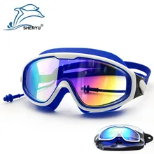 Star Je натуральный продукт Водонепроницаемый Анти-туман УФ-защита большая рамка удобные очки для плавания Повседневная мода SY8031