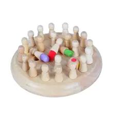 Детские деревянные шахматные палочки с памятью для игры в шахматы, веселая настольная игра с блоком, детские развивающие игрушки, обучающая игрушка с IQ, идеальный подарок на день рождения