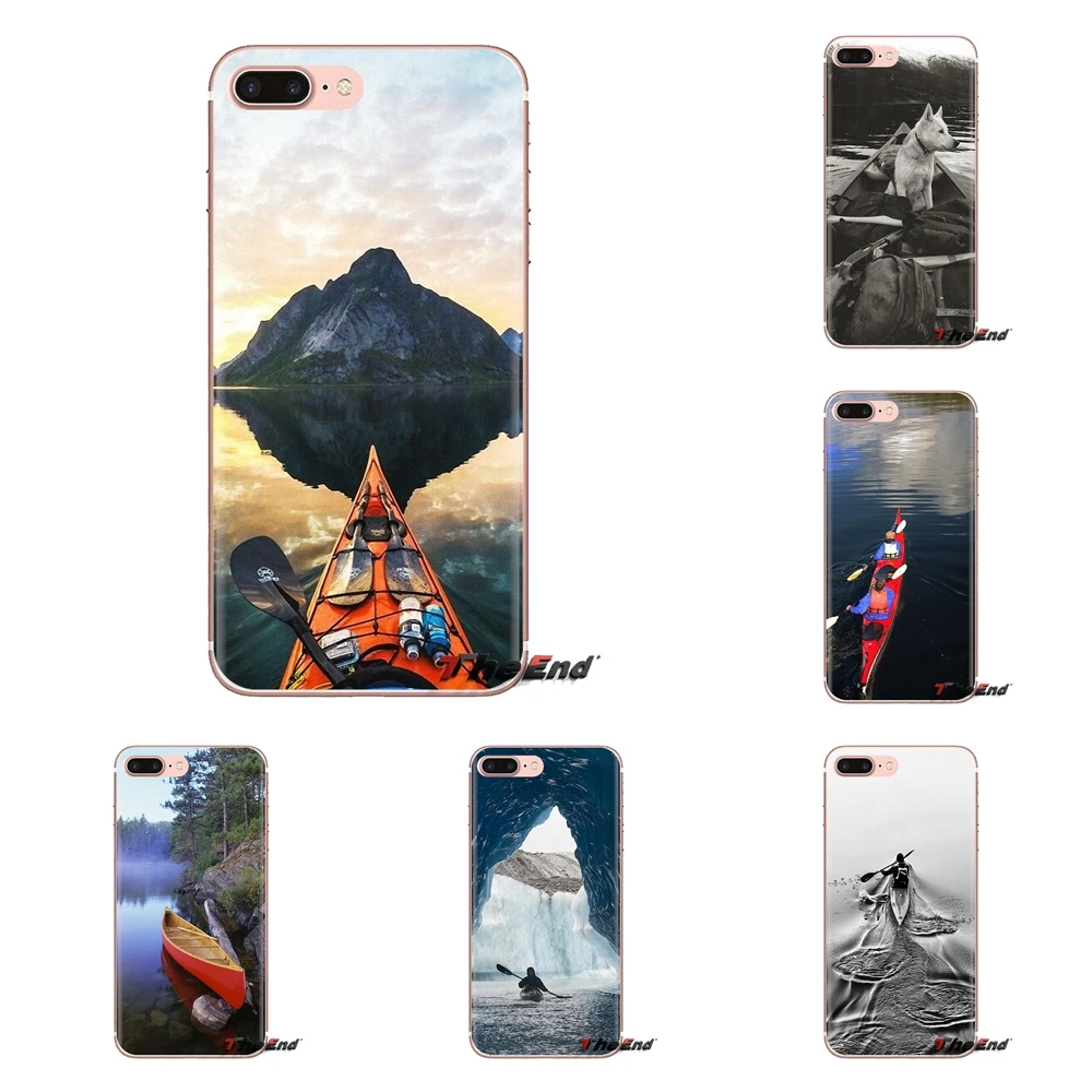 For Xiaomi Mi3 Samsung A10 A30 A40 A50 A60 A70 Galaxy S2 Note 2 Grand Core Prime Phone Cases Kayaker canoe kayak ride down river |