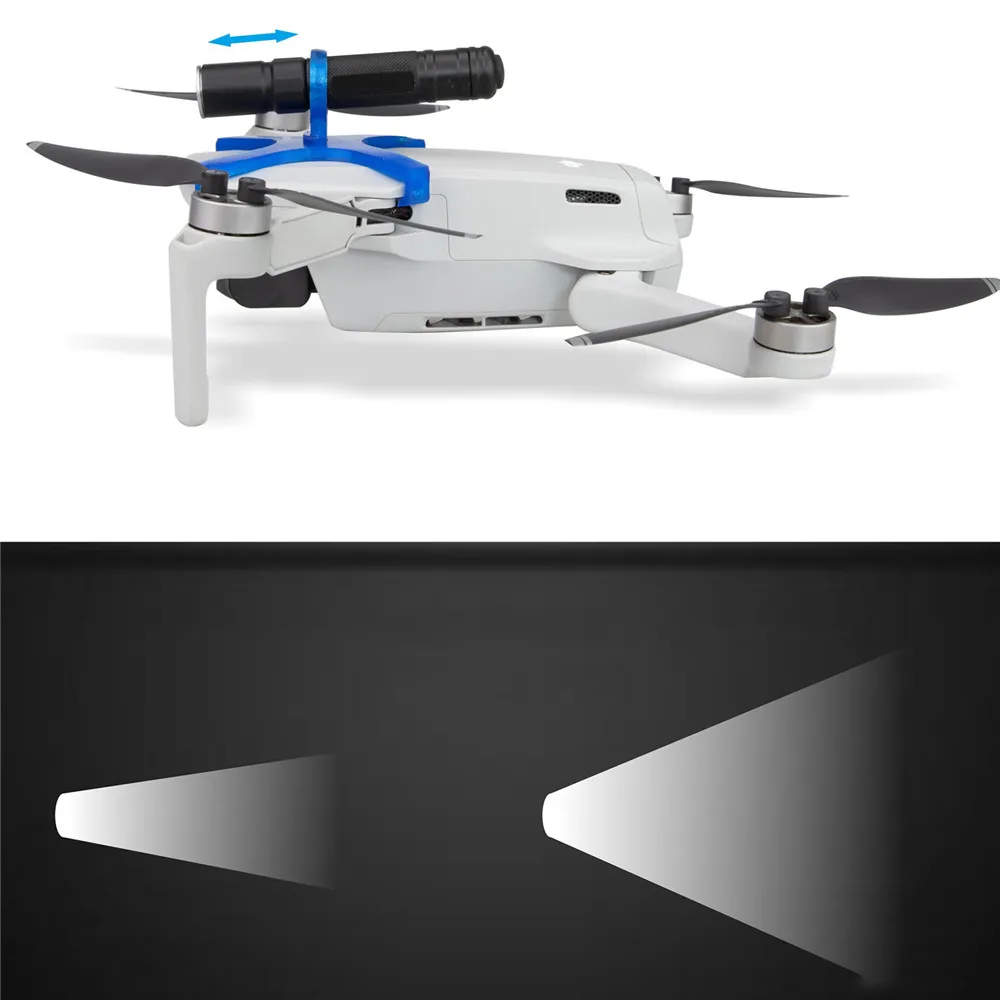 Mega Discount SLB LED Night Flight Flashlight for Mavic Mini Adjustable CRRE-Q5 LED Headlight DJI Mavic Mini Drone Accessories 