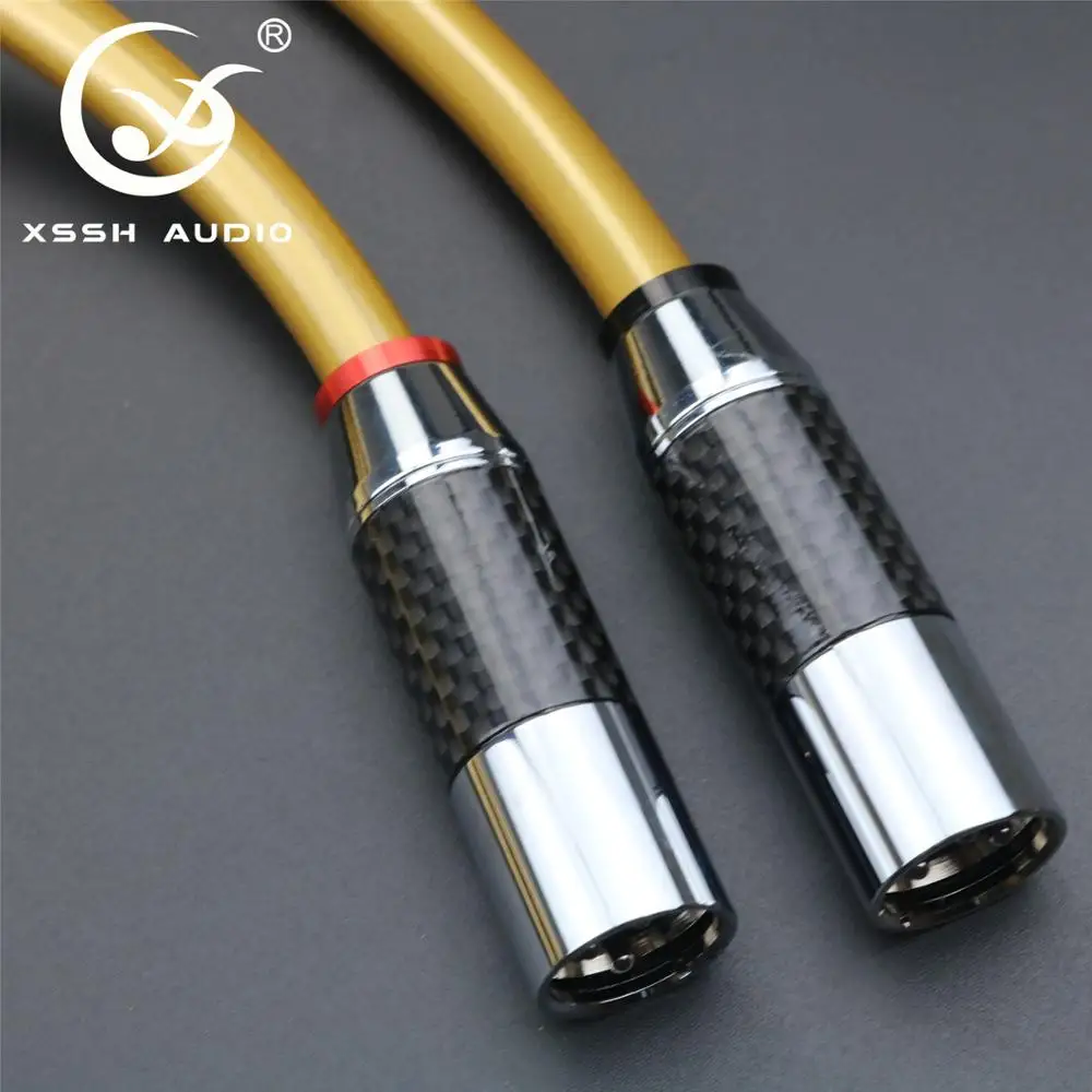 1 пара hi fi Разъем rca кабель Высокое качество XSSH из бескислородной меди с покрытием