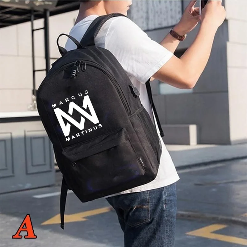 IMIDO Маркус и Мартинус рюкзак для учащихся обратно в школу Usb зарядка через плечо рюкзак большой емкости Подростковая дорожная сумка