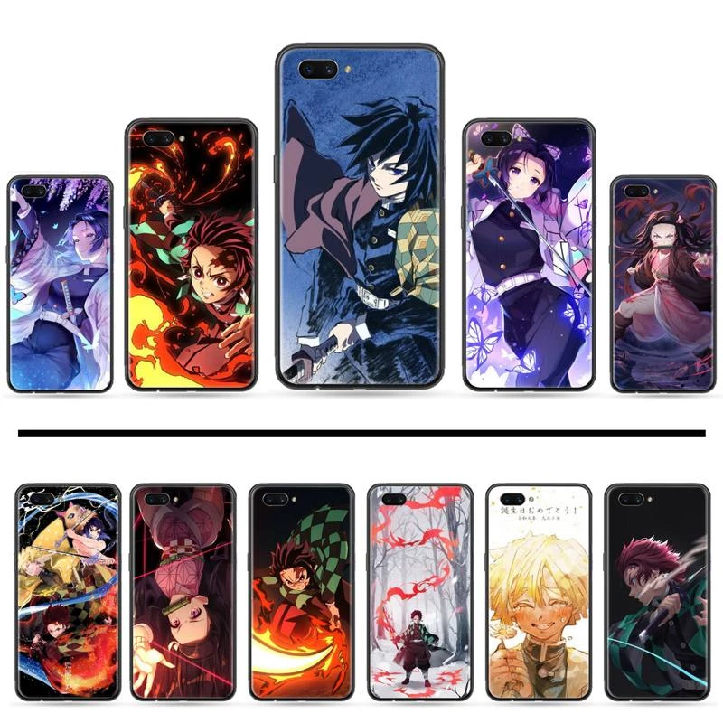 Demon Slayer Kimetsu No Yaiba Nezuko Japanese Anime Soft Phone Case For Oppo A Ax 3 5 3 37 57 59 37 73 75 71 18 11 1k S Pro Phone Case Covers Aliexpress