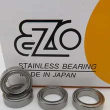 Roulements à billes miniatures haute vitesse EZO japonais, en acier inoxydable S6700ZZ 10x15x4mm, 10 pièces
