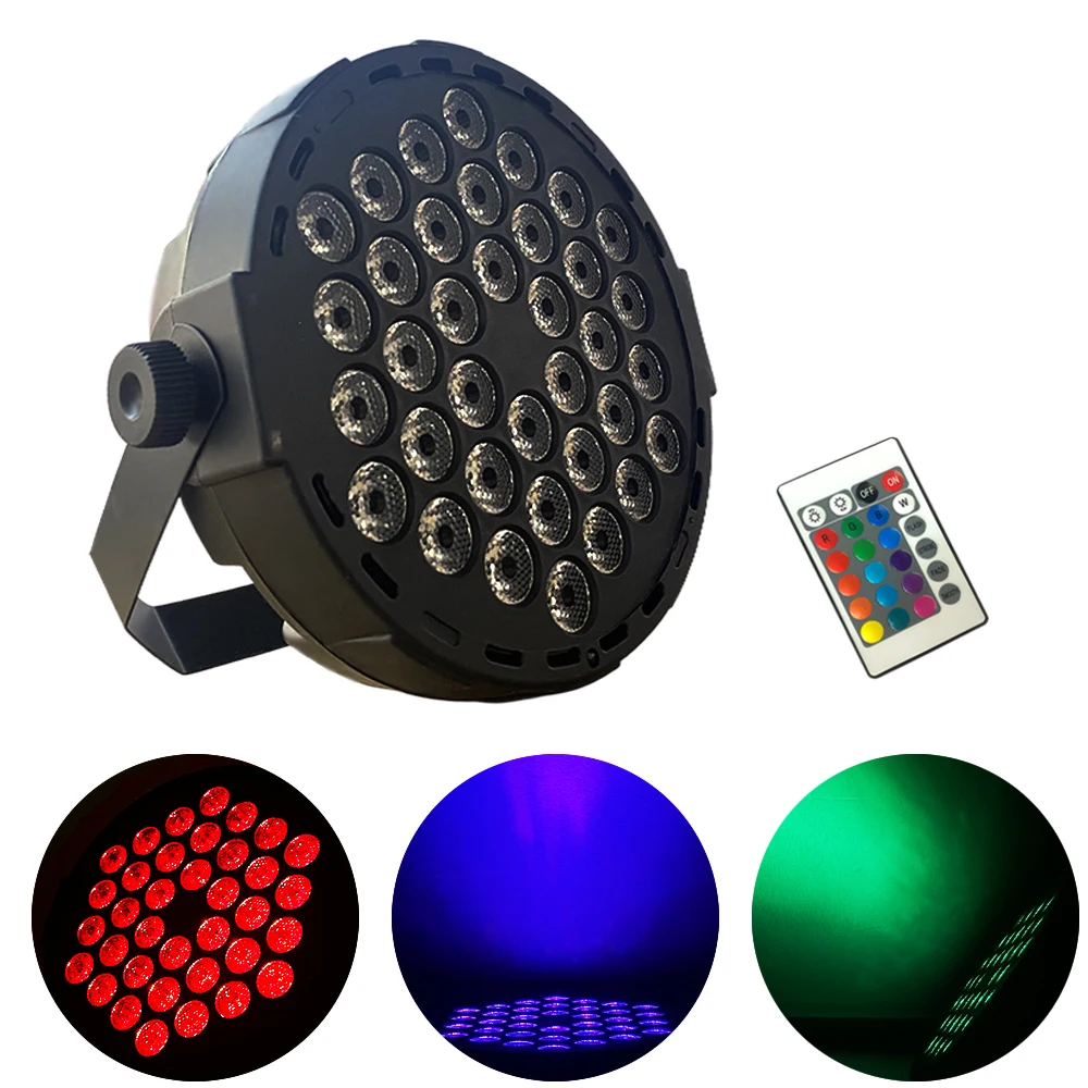 Stage Lights Dj Lighting 12 Led Rgb Mini Par Light Remote Control Sound  Activated Uplights For Indoor Party Wedding Birthday Christmas Holiday  Music Show Dance Stage Lighting