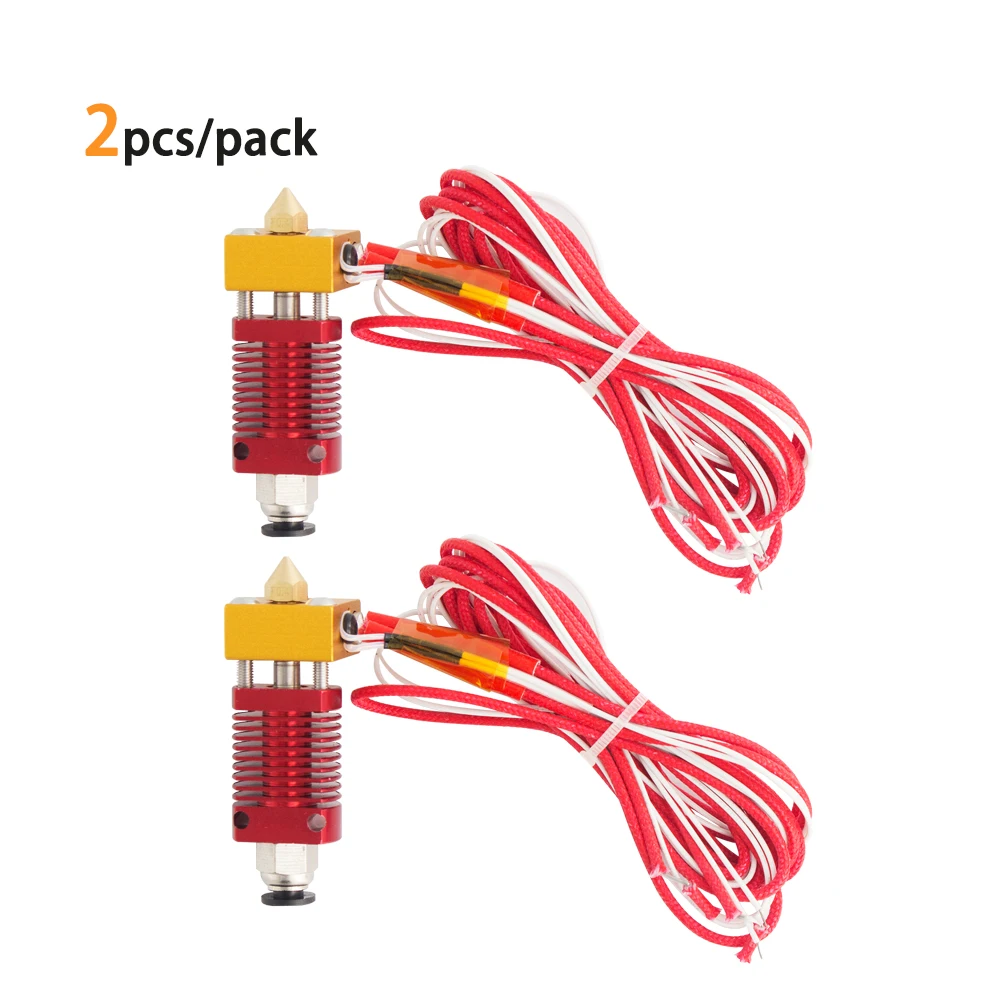 SIMAX3D оригинальный красный Ender 3 Hotend собранный MK8 комплект головки экструдера для Pro