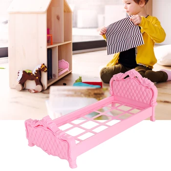 

Furniture Toy Miniature House Mini Princess Bed Tool Doll House Accessories For Dollhouse Pretend Play Toy