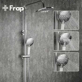 

Frap Bathroom Faucet Rainfall Shower Head Faucet Wall Mounted Bathtub Shower Mixer Tap Shower Faucet Shower Set Mixer F2449-20