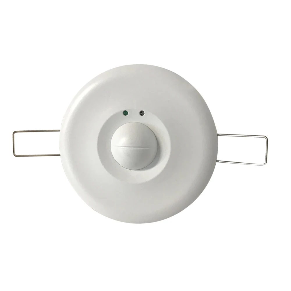

360 degree Microwave Radar Sensor Recessed Motion DetectorLight Switch 110-240V Recessed Ceiling Body Motion Detector for home