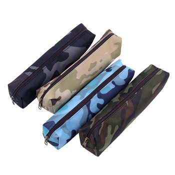 

1PC Camouflage Pencil Case School Supplies Colorful Zipper Pouch Office Supplies Pencil Bag
