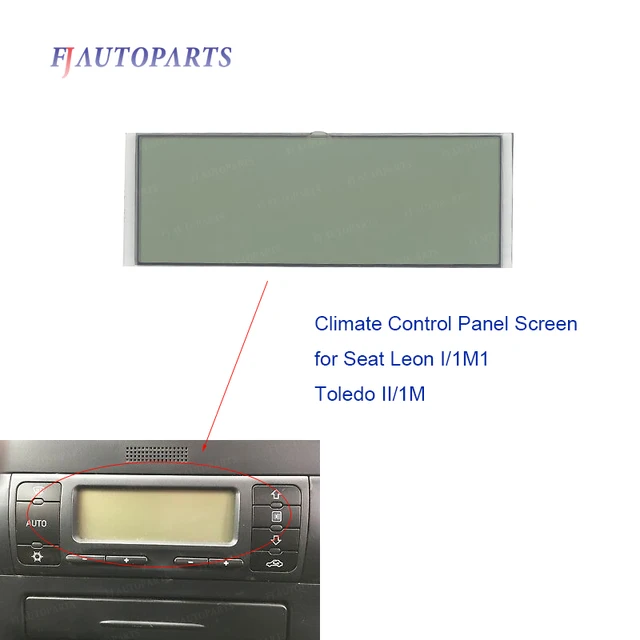 ACC Unit LCD Display Climate Control Monitor Pixel Repair Air Conditioning  Information Screen For Seat Leon/Toledo/Cordoba 