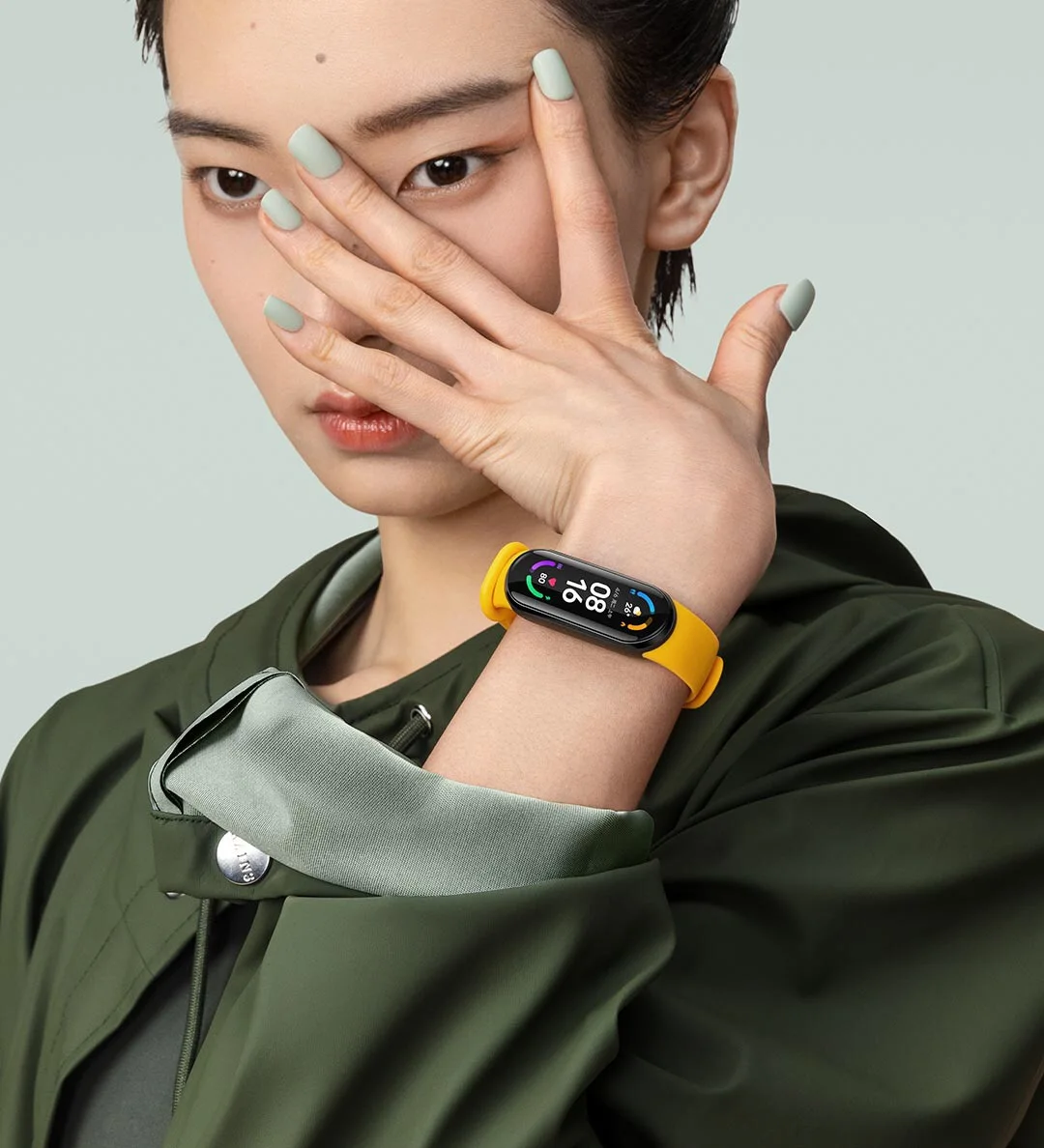 Newest xiaomi  miバンド6血液酸素amoledスクリーンフィットネスブレスレットMiband6フィットネスtraker防水xiomiスマートバンド