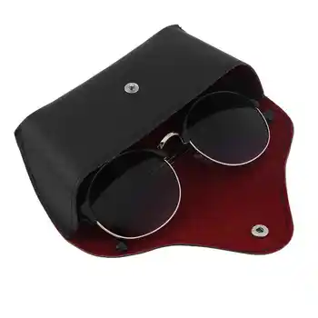 

Portable PU Leather Glasses Case Sunglasses Holder Box Eyeglasses Storage Pouch Bag Cover Eyewear Accessories