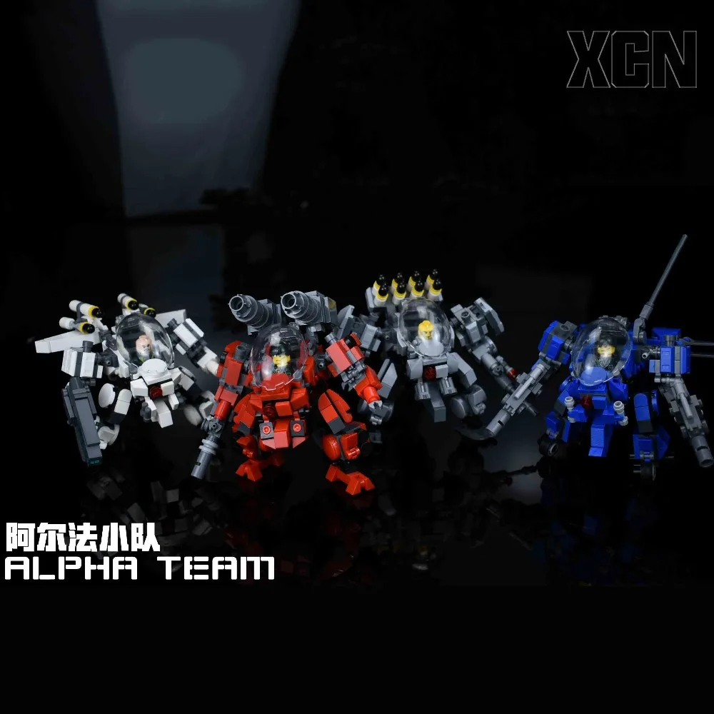 Новое поступление персональный конструктор Kennie сделай сам игрушка ALPHA team gundam