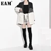 Big Deal Long-Sleeve Jacket EAM Women Coat Spring Fashion Fit Tide Lapel Autumn Knitting Gray 4001147799579