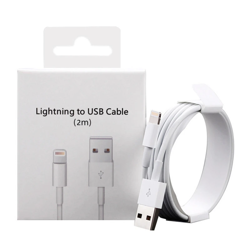 Usb-кабель ACCALIA для iPhone, зарядный кабель XS MAX X XR 8 7 6 6S Plus для iPhone, кабель Lightning, зарядный шнур для передачи данных, 1 м, 2 м