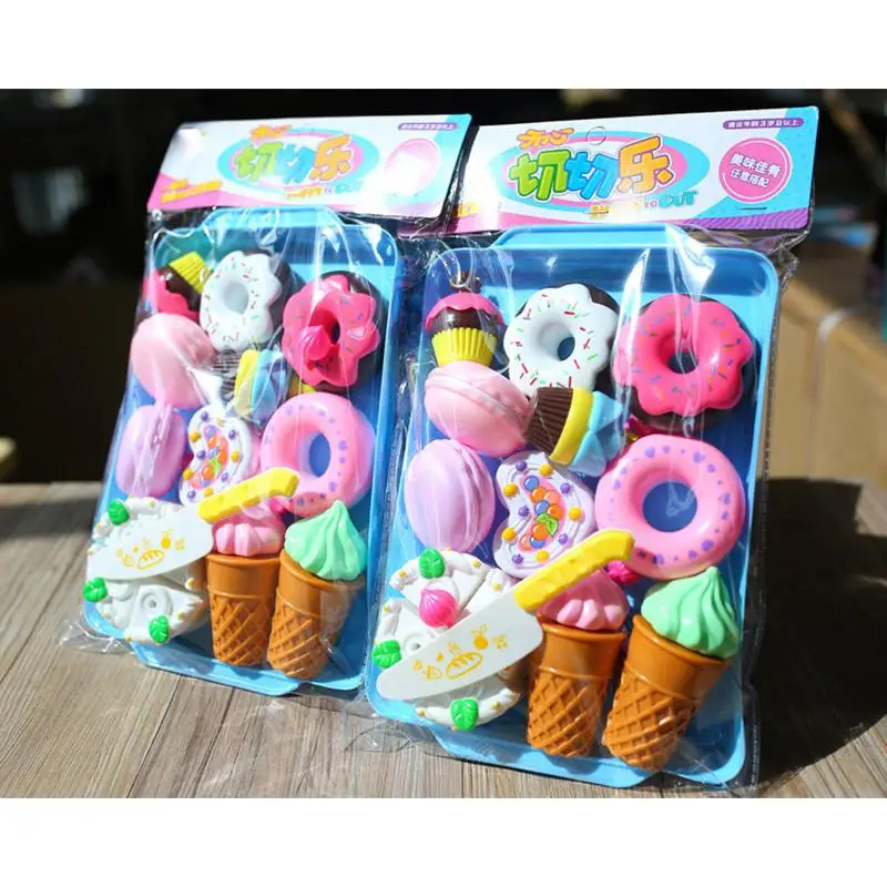 13Pcs/Set Kids Girls Simulate Dessert Kitchen Play House Puzzle Toys Set