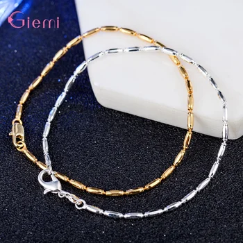 

Wholesale Fashion Gold Color Olive Beads Bracelets Bangles Europe And America 925 Sterling Silver Hand Chain New Style