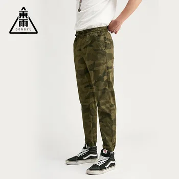 

Dongyu men's 2020 Summer new men's casual pants overalls camouflage elastic tied ankle pants