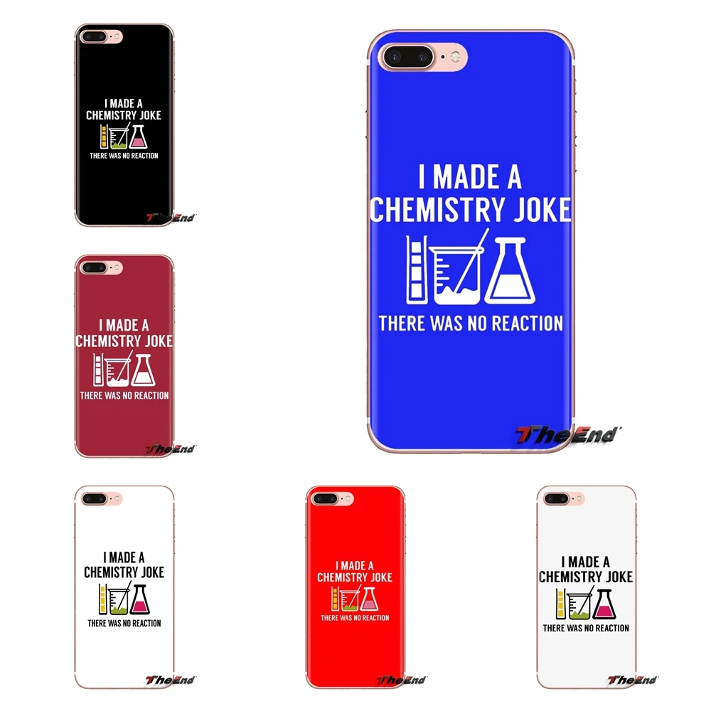 Soft Transparent Cases Covers For Xiaomi Redmi 4 3 3S Pro Mi3 Mi4 Mi4i Mi4C Mi5 Mi5S Mi Max Note 2 I Made A Chemistry Joke |