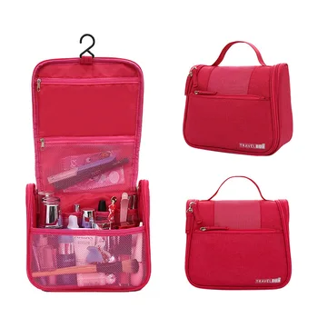 

portable Cosmetic Bags Women Make up Bag hanging Travel Organizer Beauty Toiletry bags MakeUp Case neceser pouch bolso pochette