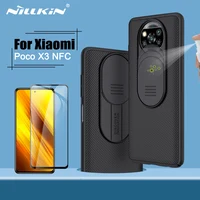 Für Xiaomi Poco X3 NFC fall 6.67 ''Für Poco X3 Pro NILLKIN CamShield Rutsche Schützen Privatsphäre Zurück Abdeckung für x3 NFC Globale