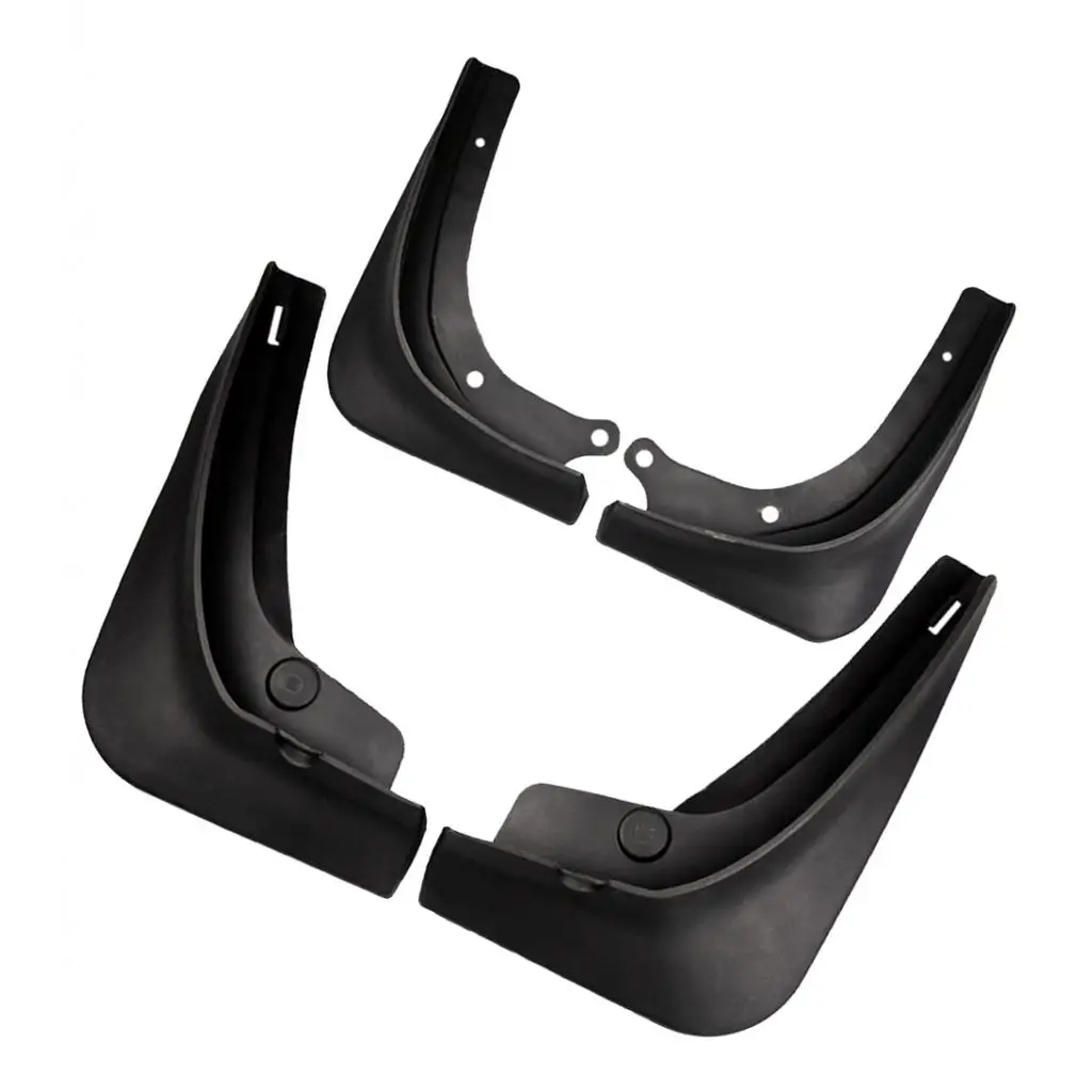 4x Front Rear Mud Flap Mudflap Fender Splash Guards Compatible with Tesla Model 3 2016-2019 -  Black