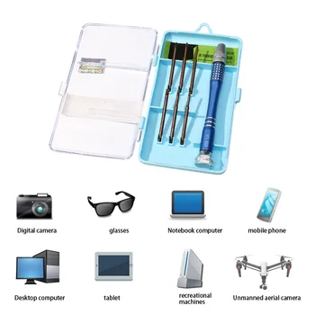 

7-in-1 Precise Slotted and Phillips Screwdrivers Set Disassembly Tools Kit for Watch Cell Phone Camera Repair JDH88