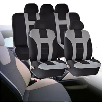 

Universal 5 Seaters Car Front Seat Back Bench Covers Seasons Full Seat Protectors Washable Auto Cushion For Ford For VW Passat