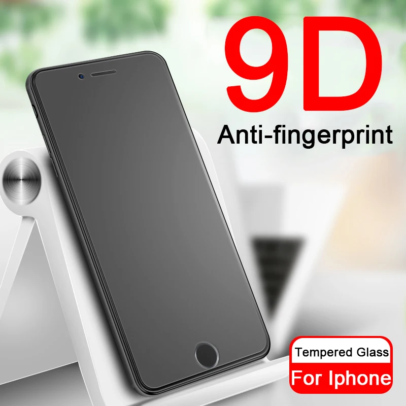  Anti-fingerprint 9D Display-schutz auf die für Apple iphone XR XS 11 Pro Max 10 6 S 6 S 7 8 Plus Ge