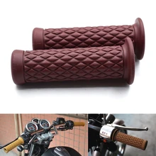 Универсальный 7/" 22 мм Ретро резиновая мотоциклетная ручка 8 цветов доступны для MV Agusta Brutale 910R 989R 920 990 1078RR 1090