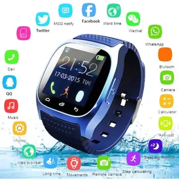 

M26 Multifunction Touch Screen Bluetooth Call Sync Pedometer Smart Watch Heart Rate Monitor Blood Pressure Fitness Tracker