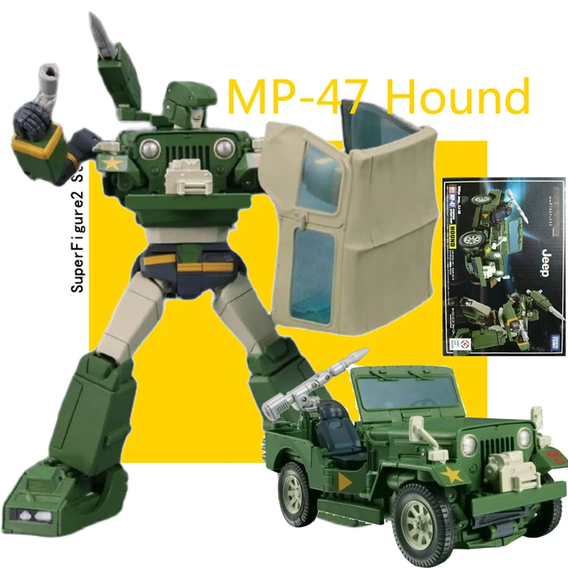 Трансформация игрушка Новое поступление MP47 шедевр Autobot MP-47 собака фигурку Willys Jeep